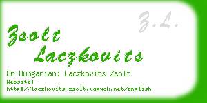 zsolt laczkovits business card